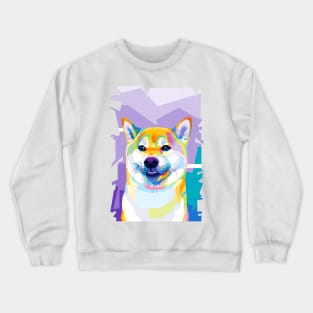 Animals Shiba Inu Wpap Art Crewneck Sweatshirt